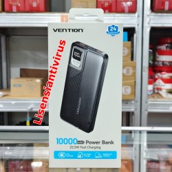 Vention Power Bank 10000mAh 22.5W PD QC SCP AFC FCP LED Dsiplay Fast Charge Flight Friendly Tersertifikasi CCC TF-D21B0-TY